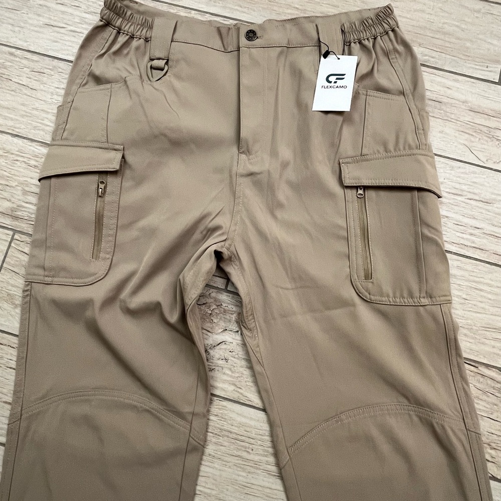 FlexCamo Men's Tactical Waterproof Cargo Pants